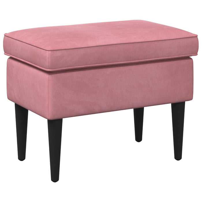 Taburet Roz 55 x 35 x 41 cm Catifea - WALTI WALTI