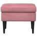 Taburet Roz 55 x 35 x 41 cm Catifea - WALTI WALTI