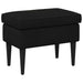 Taburet Negru 55 x 35 x 41 cm Catifea - WALTI WALTI