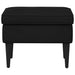 Taburet Negru 55 x 35 x 41 cm Catifea - WALTI WALTI