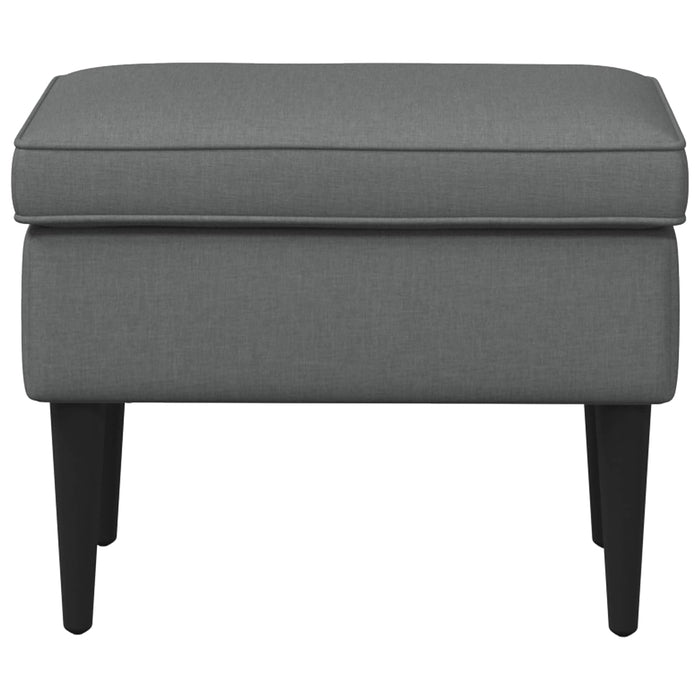 Taburet Gri închis 55 x 35 x 41 cm Țesătură - WALTI WALTI