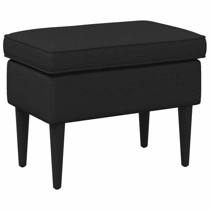 Taburet Negru 55 x 35 x 41 cm Țesătură - WALTI WALTI