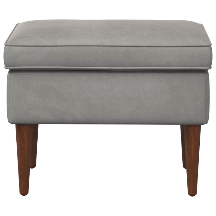 Taburet Gri deschis 55 x 35 x 41 cm Catifea - WALTI WALTI