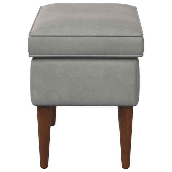 Taburet Gri deschis 55 x 35 x 41 cm Catifea - WALTI WALTI