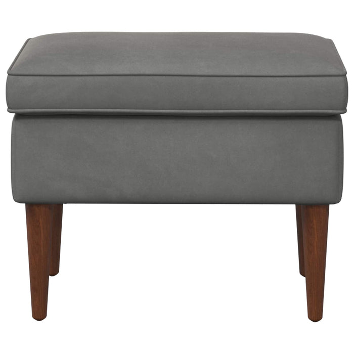 Taburet Gri închis 55 x 35 x 41 cm Catifea - WALTI WALTI