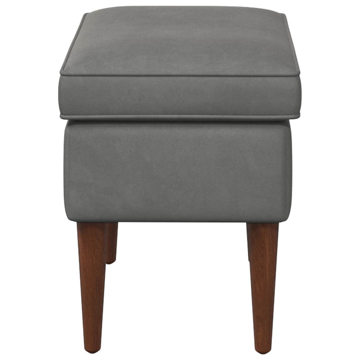 Taburet Gri închis 55 x 35 x 41 cm Catifea - WALTI WALTI