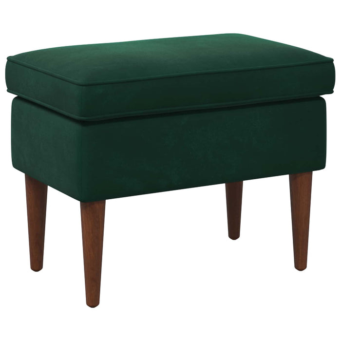 Taburet Verde închis 55 x 35 x 41 cm Catifea - WALTI WALTI