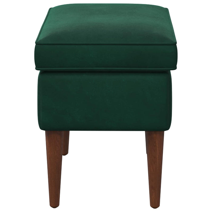 Taburet Verde închis 55 x 35 x 41 cm Catifea - WALTI WALTI