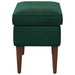 Taburet Verde închis 55 x 35 x 41 cm Catifea - WALTI WALTI