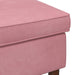 Taburet Roz 55 x 35 x 41 cm Catifea - WALTI WALTI
