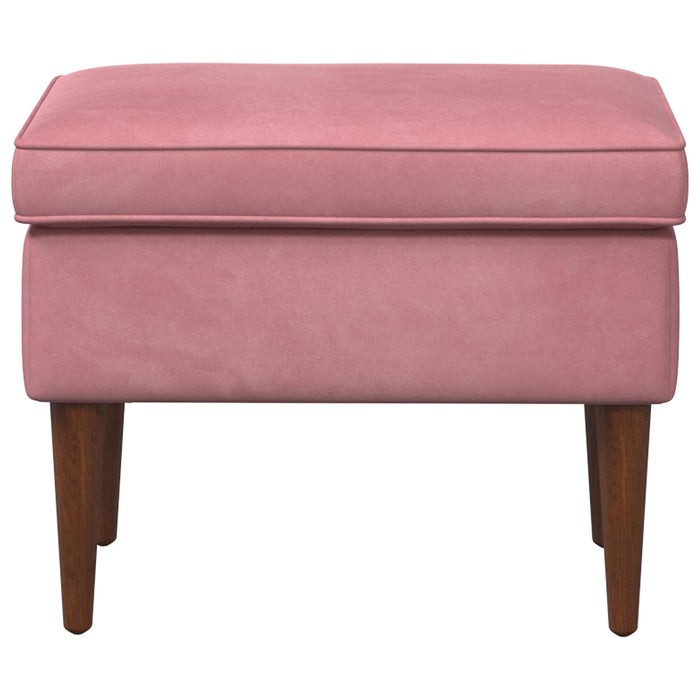 Taburet Roz 55 x 35 x 41 cm Catifea - WALTI WALTI