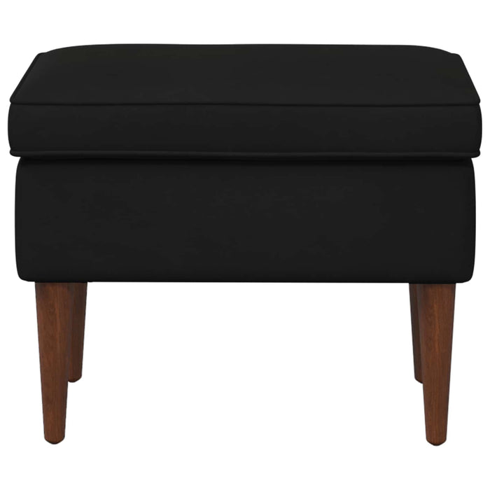 Taburet Negru 55 x 35 x 41 cm Catifea - WALTI WALTI