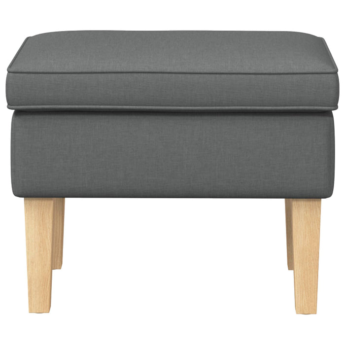Taburet Gri închis 55 x 35 x 41 cm Țesătură - WALTI WALTI