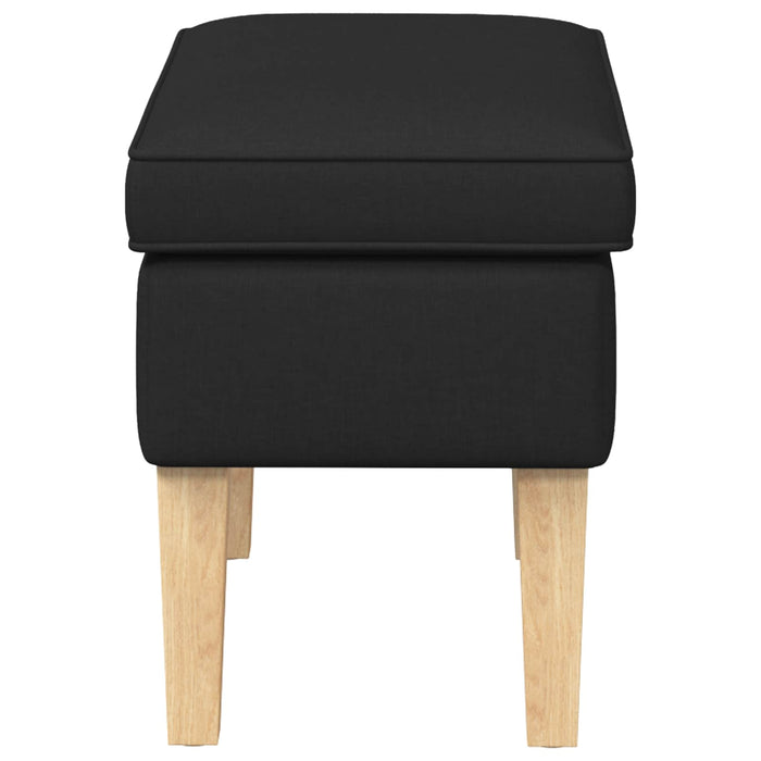 Taburet Negru 55 x 35 x 41 cm Țesătură - WALTI WALTI