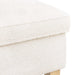 Taburet Crem 55 x 35 x 41 cm Bouclé - WALTI WALTI