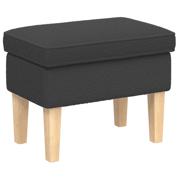 Taburet Gri închis 55 x 35 x 41 cm Bouclé - WALTI WALTI