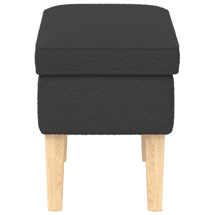 Taburet Gri închis 55 x 35 x 41 cm Bouclé - WALTI WALTI