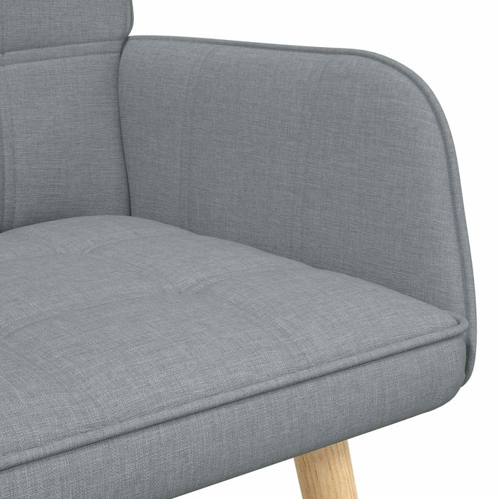 Canapea cu două locuri Gri deschis 115 x 61 x 87 cm țesătură - WALTI WALTI