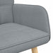 Canapea cu două locuri Gri deschis 115 x 61 x 87 cm țesătură - WALTI WALTI