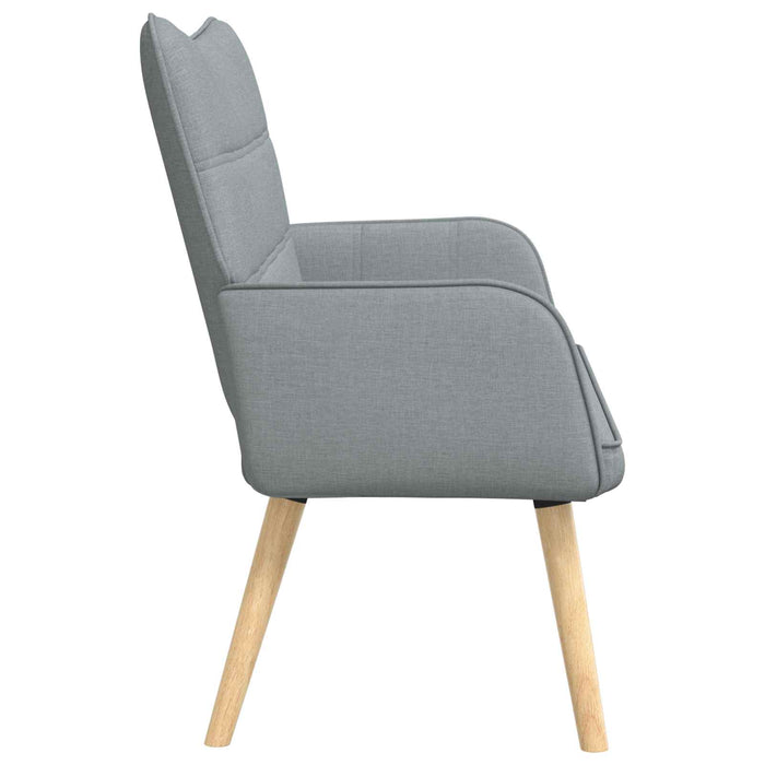 Canapea cu două locuri Gri deschis 115 x 61 x 87 cm țesătură - WALTI WALTI