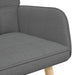Canapea cu două locuri Gri închis 115 x 61 x 87 cm țesătură - WALTI WALTI