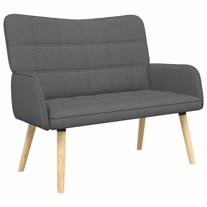 Canapea cu două locuri Gri închis 115 x 61 x 87 cm țesătură - WALTI WALTI