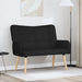 Canapea cu două locuri Negru 115 x 61 x 87 cm țesătură - WALTI WALTI