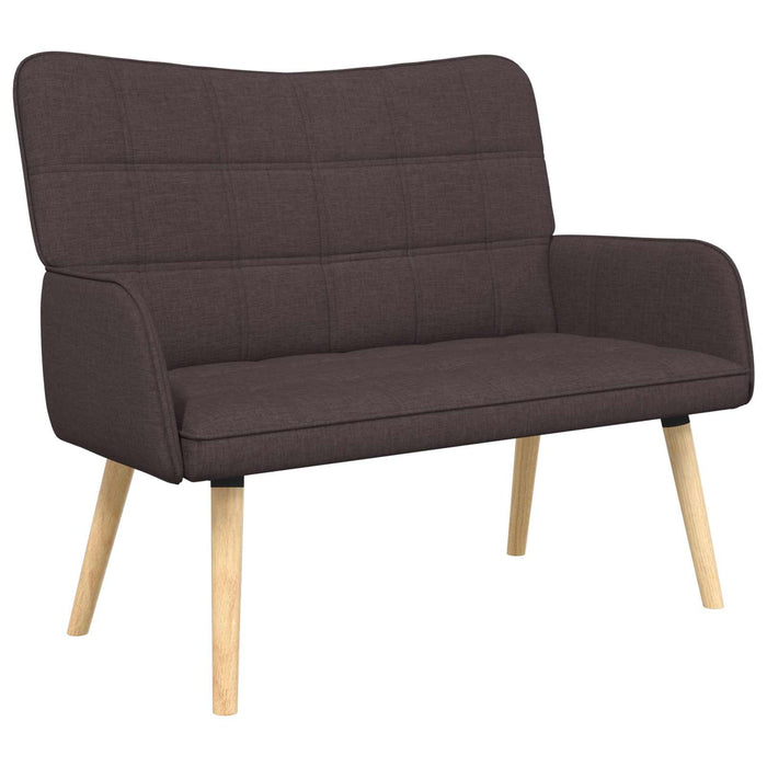 Canapea cu două locuri Maro închis 115 x 61 x 87 cm țesătură - WALTI WALTI