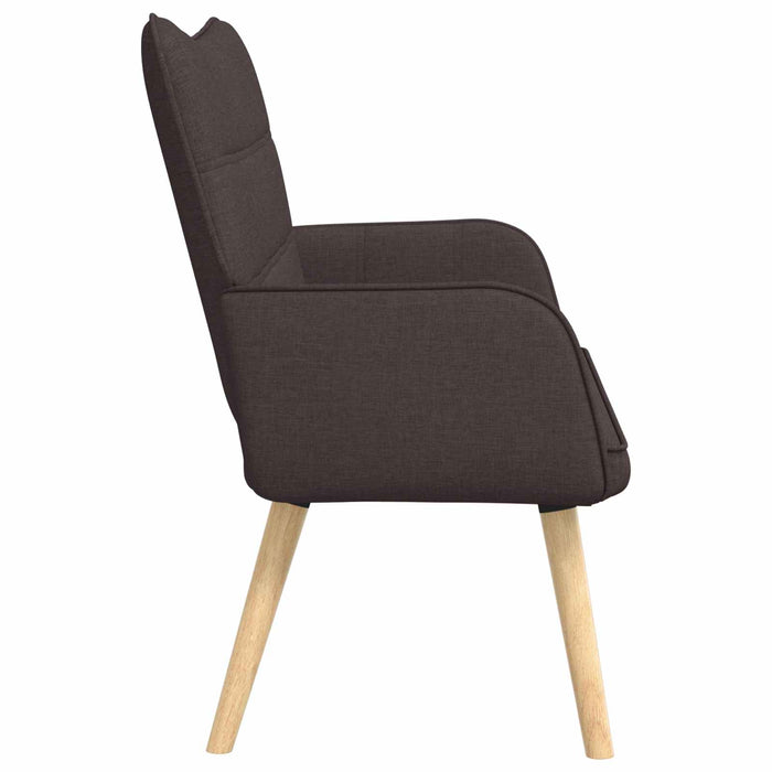 Canapea cu două locuri Maro închis 115 x 61 x 87 cm țesătură - WALTI WALTI