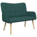 Canapea cu două locuri Verde închis 115 x 61 x 87 cm țesătură - WALTI WALTI