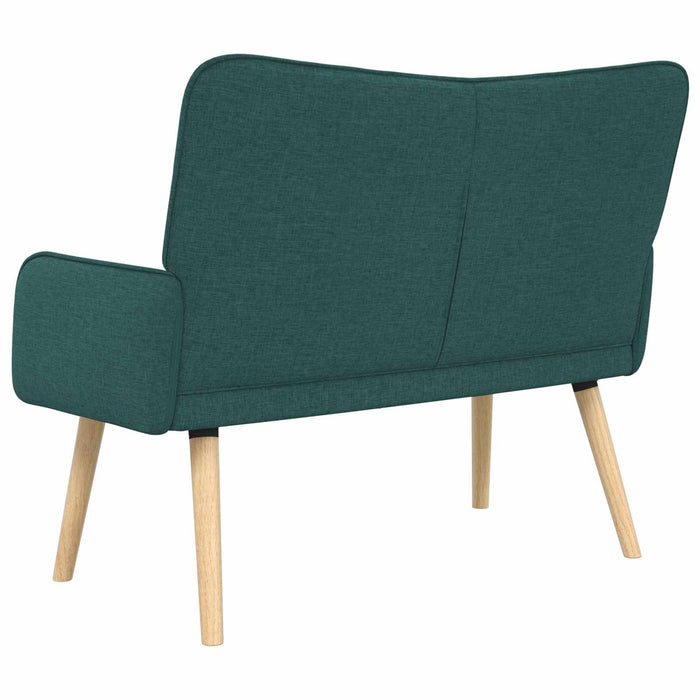 Canapea cu două locuri Verde închis 115 x 61 x 87 cm țesătură - WALTI WALTI
