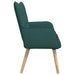 Canapea cu două locuri Verde închis 115 x 61 x 87 cm țesătură - WALTI WALTI