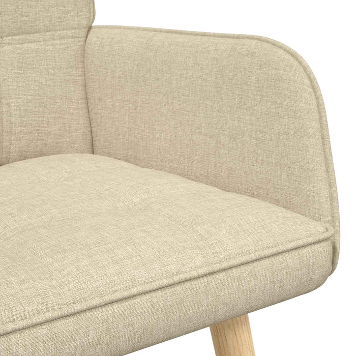 Canapea cu două locuri Crem 115 x 61 x 87 cm țesătură - WALTI WALTI