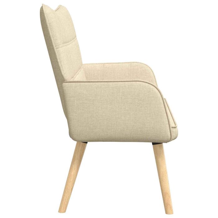 Canapea cu două locuri Crem 115 x 61 x 87 cm țesătură - WALTI WALTI