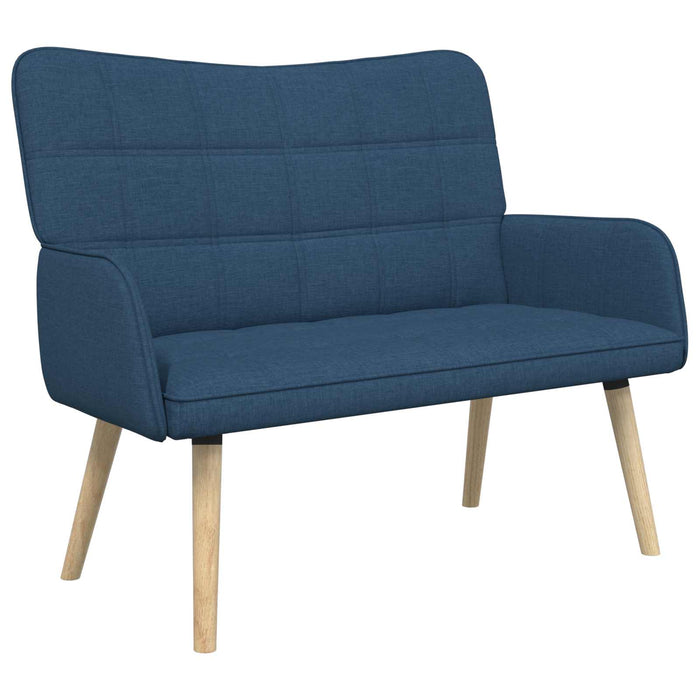 Canapea cu două locuri albastru 115 x 61 x 87 cm țesătură - WALTI WALTI