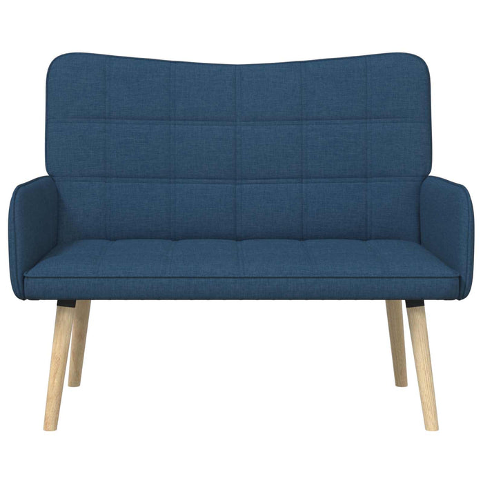 Canapea cu două locuri albastru 115 x 61 x 87 cm țesătură - WALTI WALTI
