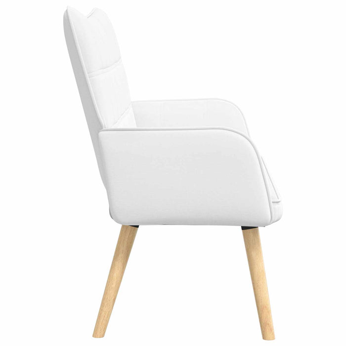 Canapea cu două locuri Alb 115 x 61 x 87 cm țesătură - WALTI WALTI