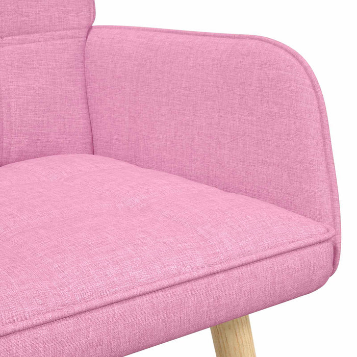 Canapea cu două locuri Roz 115 x 61 x 87 cm țesătură - WALTI WALTI