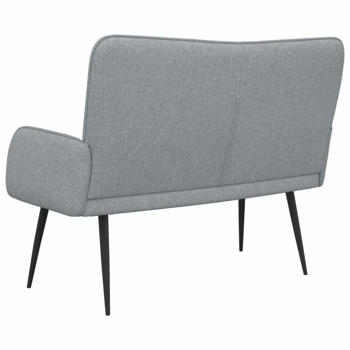 Canapea cu 2 locuri Gri deschis 115 x 61 x 87 cm țesătură - WALTI WALTI