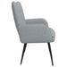 Canapea cu 2 locuri Gri deschis 115 x 61 x 87 cm țesătură - WALTI WALTI