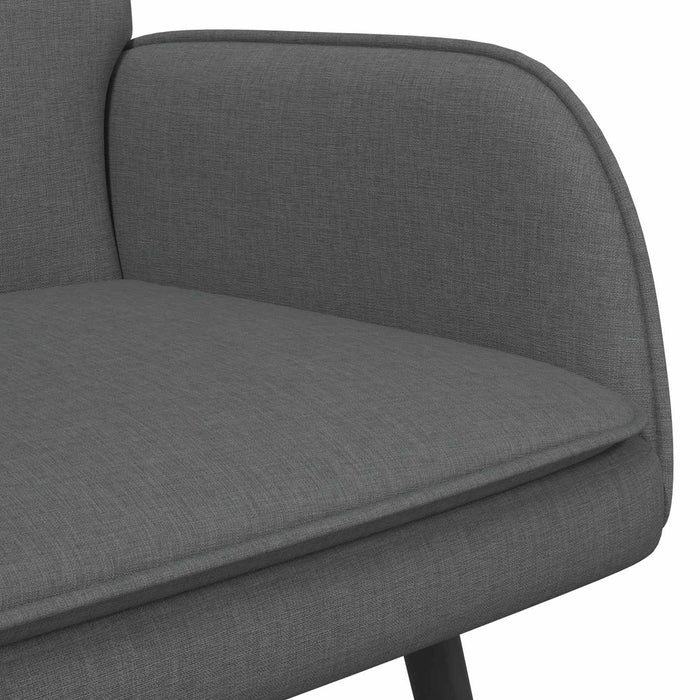 Canapea cu 2 locuri Gri închis 115 x 61 x 87 cm țesătură - WALTI WALTI