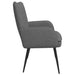 Canapea cu 2 locuri Gri închis 115 x 61 x 87 cm țesătură - WALTI WALTI