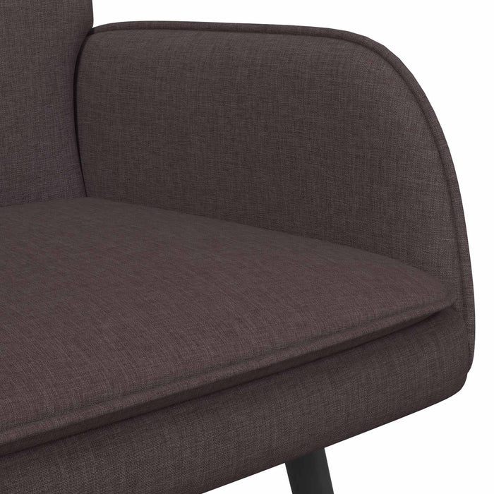 Canapea cu 2 locuri Maro închis 115 x 61 x 87 cm țesătură - WALTI WALTI