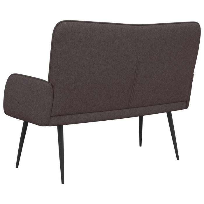 Canapea cu 2 locuri Maro închis 115 x 61 x 87 cm țesătură - WALTI WALTI