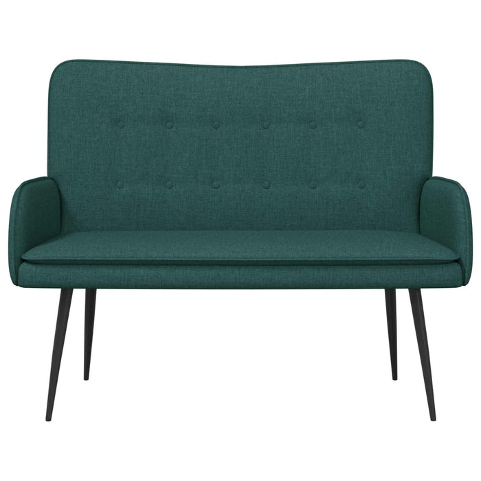 Canapea cu 2 locuri Verde închis 115 x 61 x 87 cm țesătură - WALTI WALTI