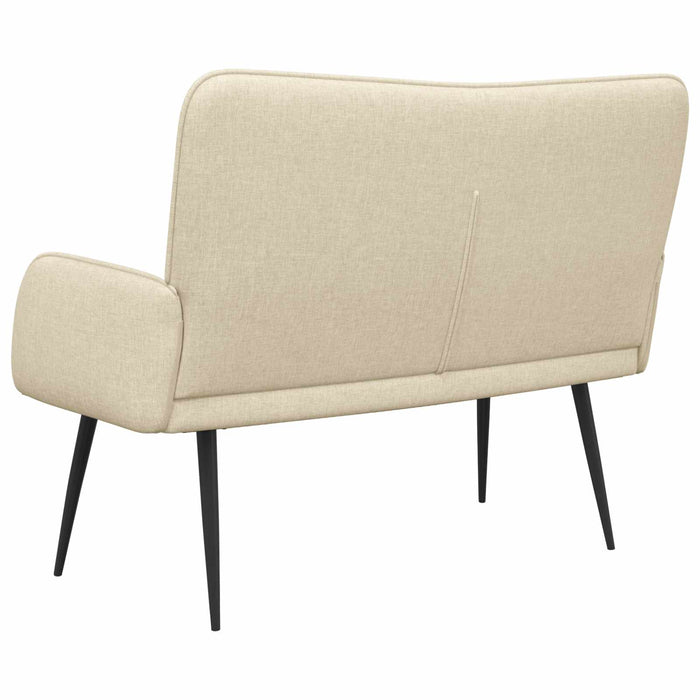 Canapea cu 2 locuri Crem 115 x 61 x 87 cm țesătură - WALTI WALTI