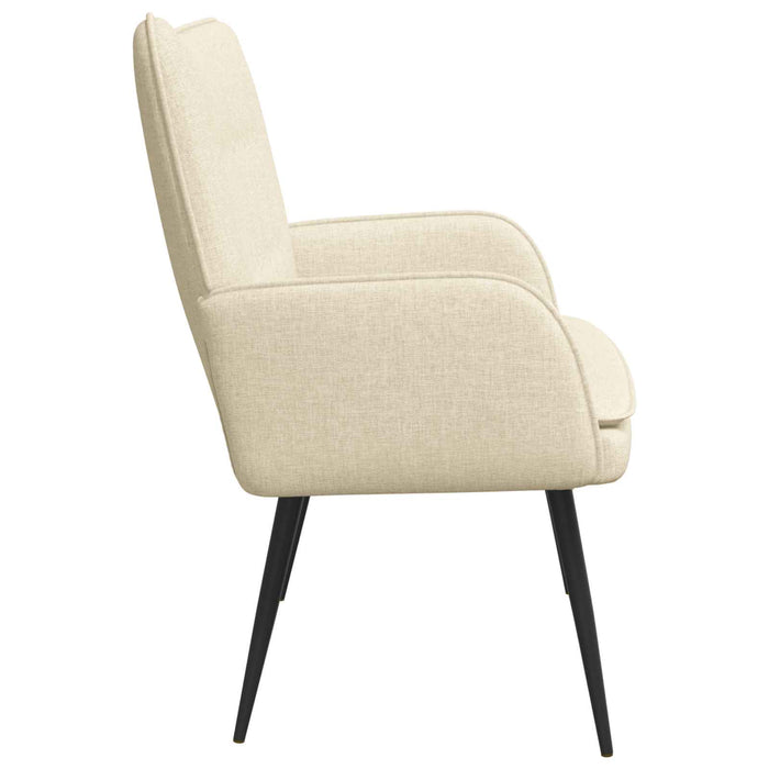 Canapea cu 2 locuri Crem 115 x 61 x 87 cm țesătură - WALTI WALTI
