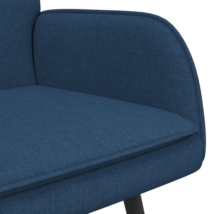 Canapea cu 2 locuri albastru 115 x 61 x 87 cm țesătură - WALTI WALTI