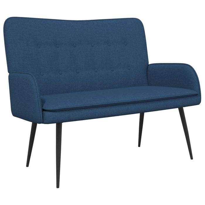 Canapea cu 2 locuri albastru 115 x 61 x 87 cm țesătură - WALTI WALTI