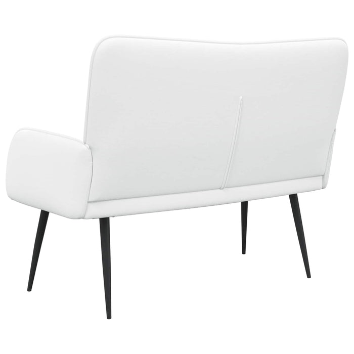 Canapea cu 2 locuri Alb 115 x 61 x 87 cm țesătură - WALTI WALTI